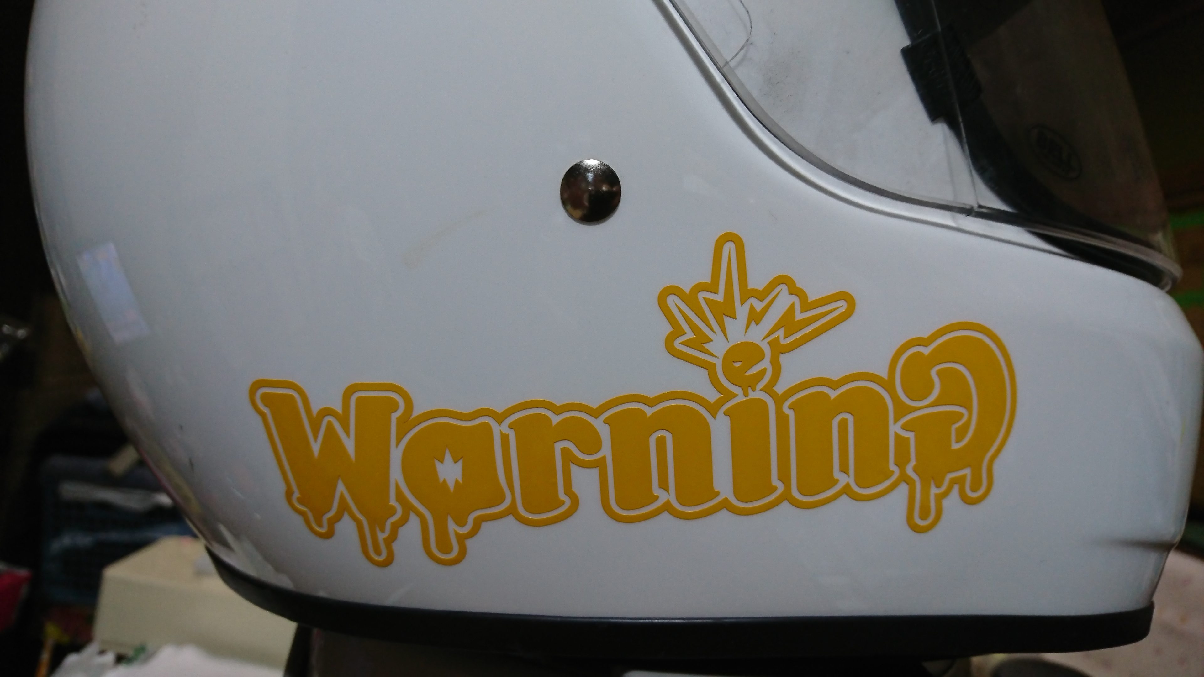 ヘルメット用 オリジナルステッカー カッティングシール シート 看板作成 切り文字屋オッケイ